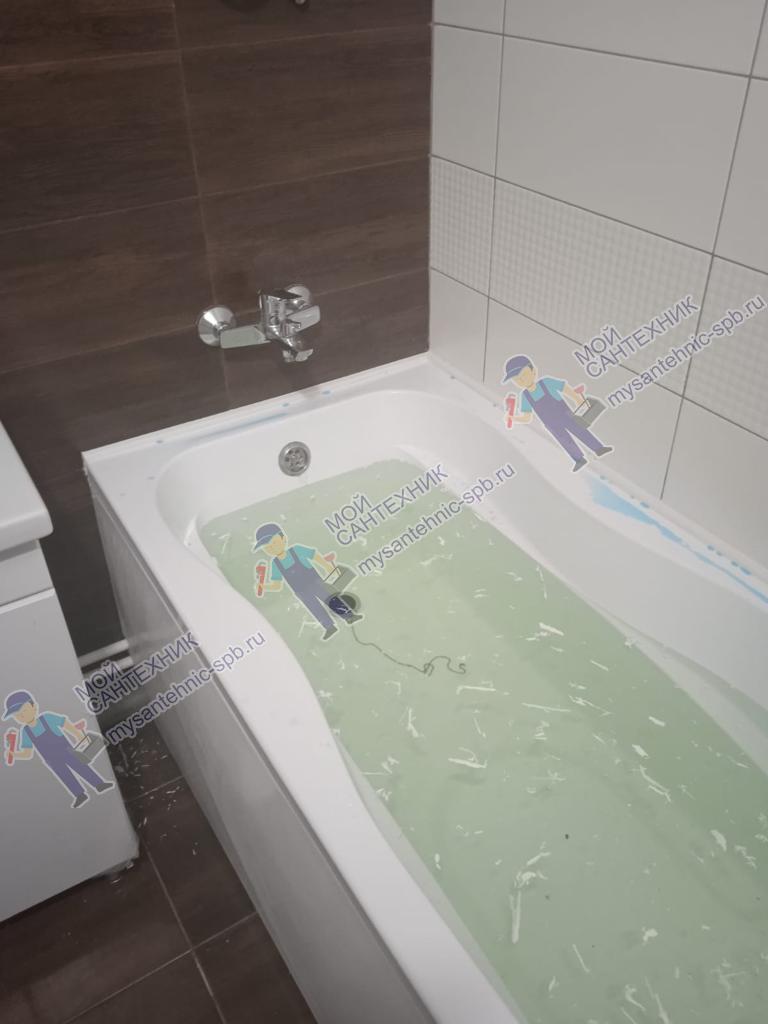 Герметизация ванны «под ключ» в ЖК «Стрижи В Невском»