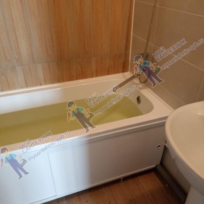 Герметизация ванны «под ключ» в ЖК «Живи! в Рыбацком»