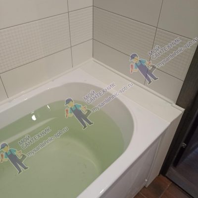 Герметизация ванны в ЖК «Стрижи в Невском»