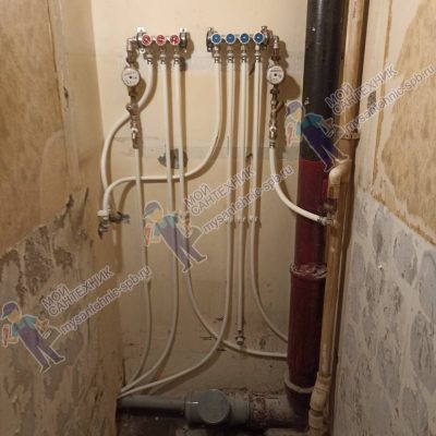 Замена труб водоснабжения и водоотведения в Кировском районе СПб