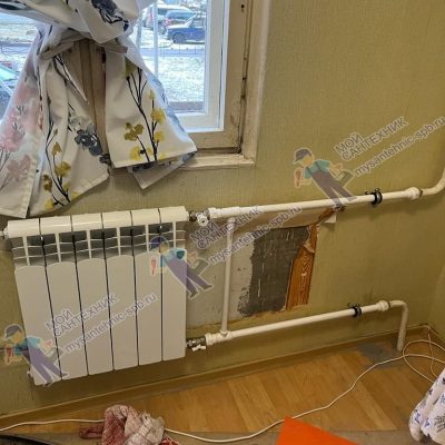 Замена радиатора «под ключ» на ул. Маршала Захарова