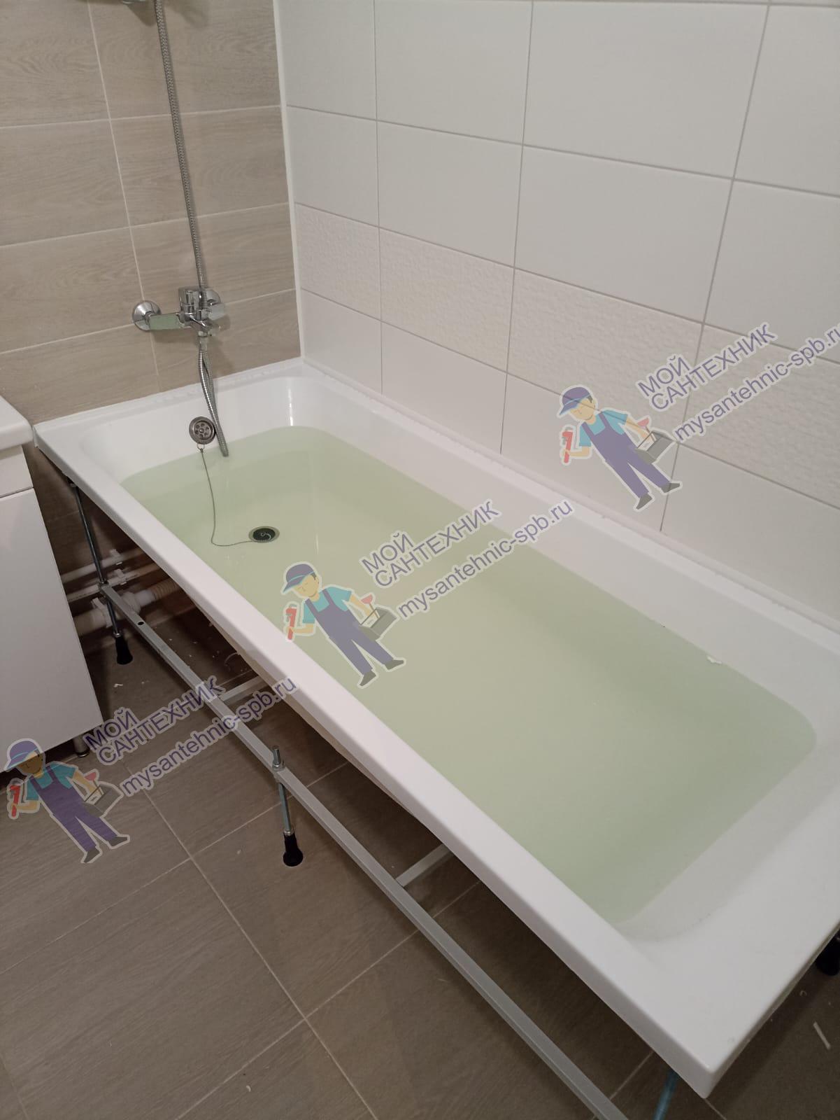 Герметизация ванны «под ключ» в ЖК «Svetlana Park»