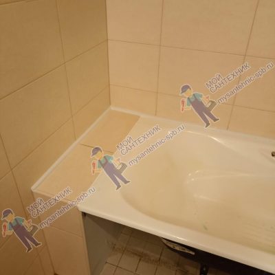 Замена герметизации ванны «под ключ» в Выборгском районе
