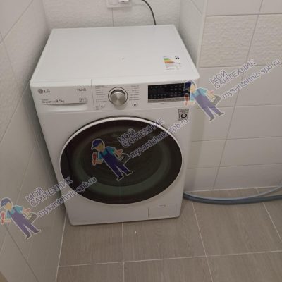 Установка стиральной машины в ЖК «Svetlana Park»
