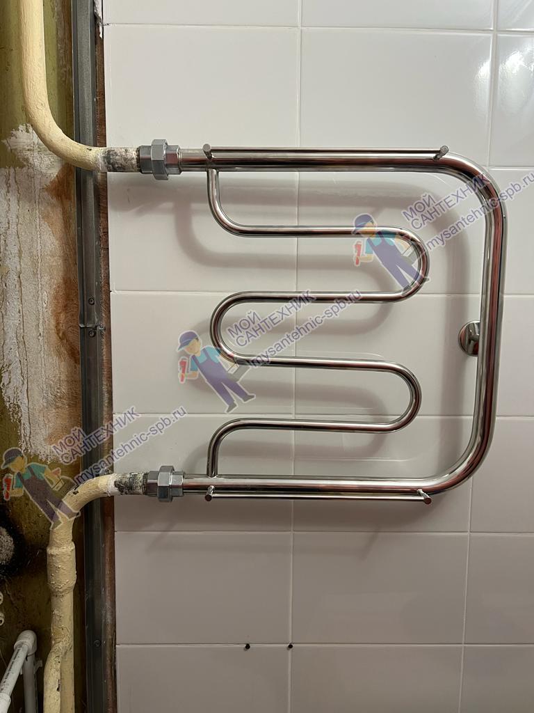 Как установить водяной полотенцесушитель - Рушникові сушарки в Києві