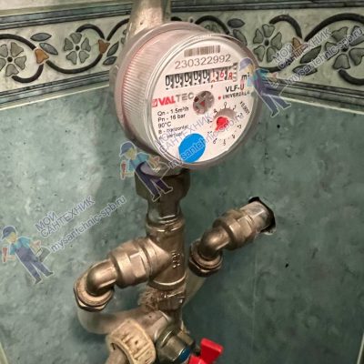 Замена счетчиков воды цена Спб на Вербной улице