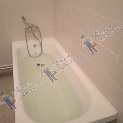 Герметизация ванны «под ключ» в ЖК ЦДС «Елизаровский»