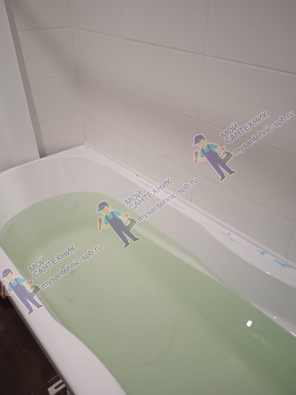 Герметизация ванны «под ключ» в ЖК «Статус у Парка Победы»