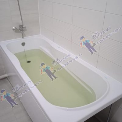 Герметизация ванны «под ключ» в ЖК «Притяжение»